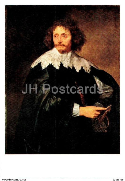 painting by Anthonis van Dyck - Thomas Chaloner - Flemish art - Large Format Card - 1971 - Russia USSR – unused – JH Postcards