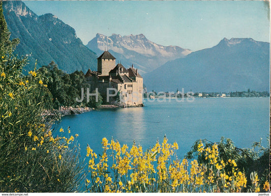 Le Chateau de Chillon - castle - 11 - 1967 - Switzerland - used - JH Postcards