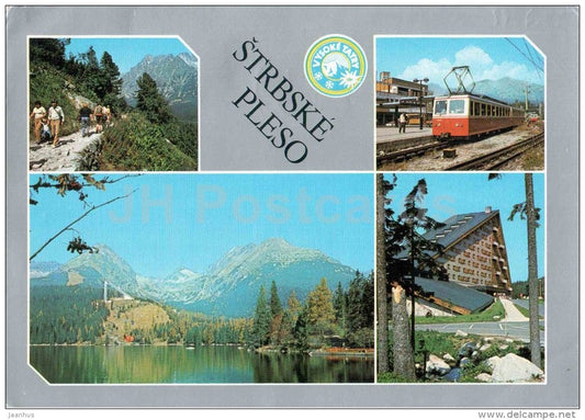hotel Patria - Mengusovska Valley - Vysoke Tatry - High Tatras - Strbske Pleso - Czechoslovakia - Slovakia - used 1988 - JH Postcards