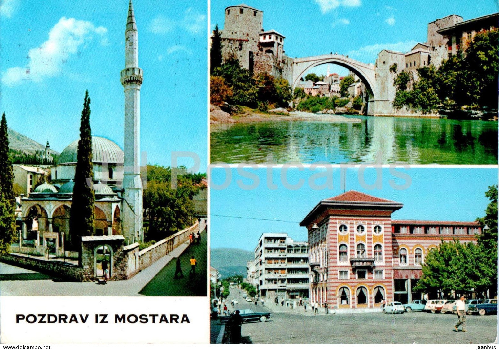 Mostar - Pozdrav iz Mostara - multiview - 2048 - Yugoslavia - Bosnia and Herzegovina - used - JH Postcards