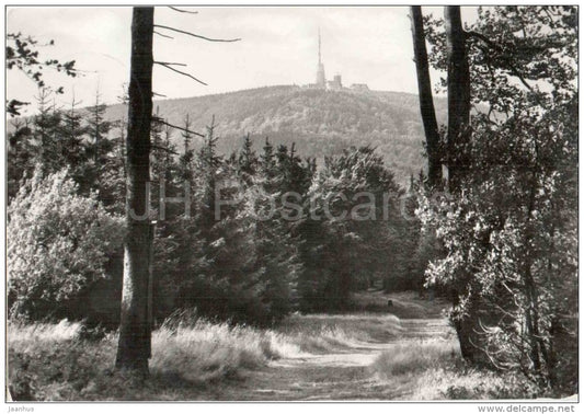 Grosser Inselsberg - Thür. Wald , 916,5 m - Germany - 1986 gelaufen - JH Postcards