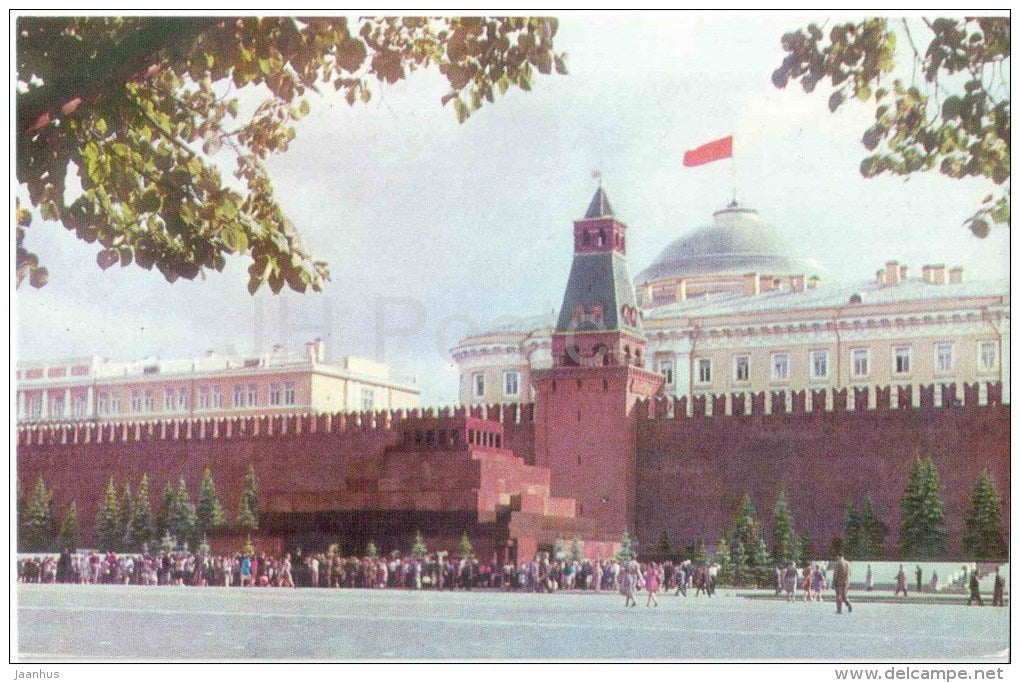 Red Square - Lenin Mausoleum - Moscow - 1968 - Russia USSR - unused - JH Postcards