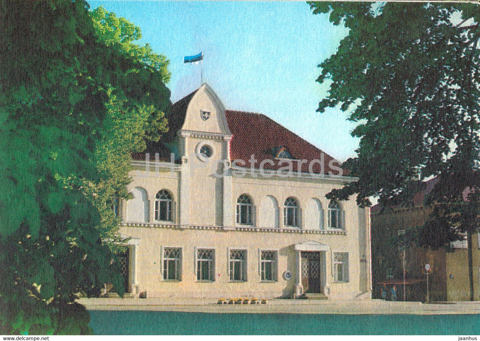 Paide - Town Hall - 1993 - Estonia - unused - JH Postcards
