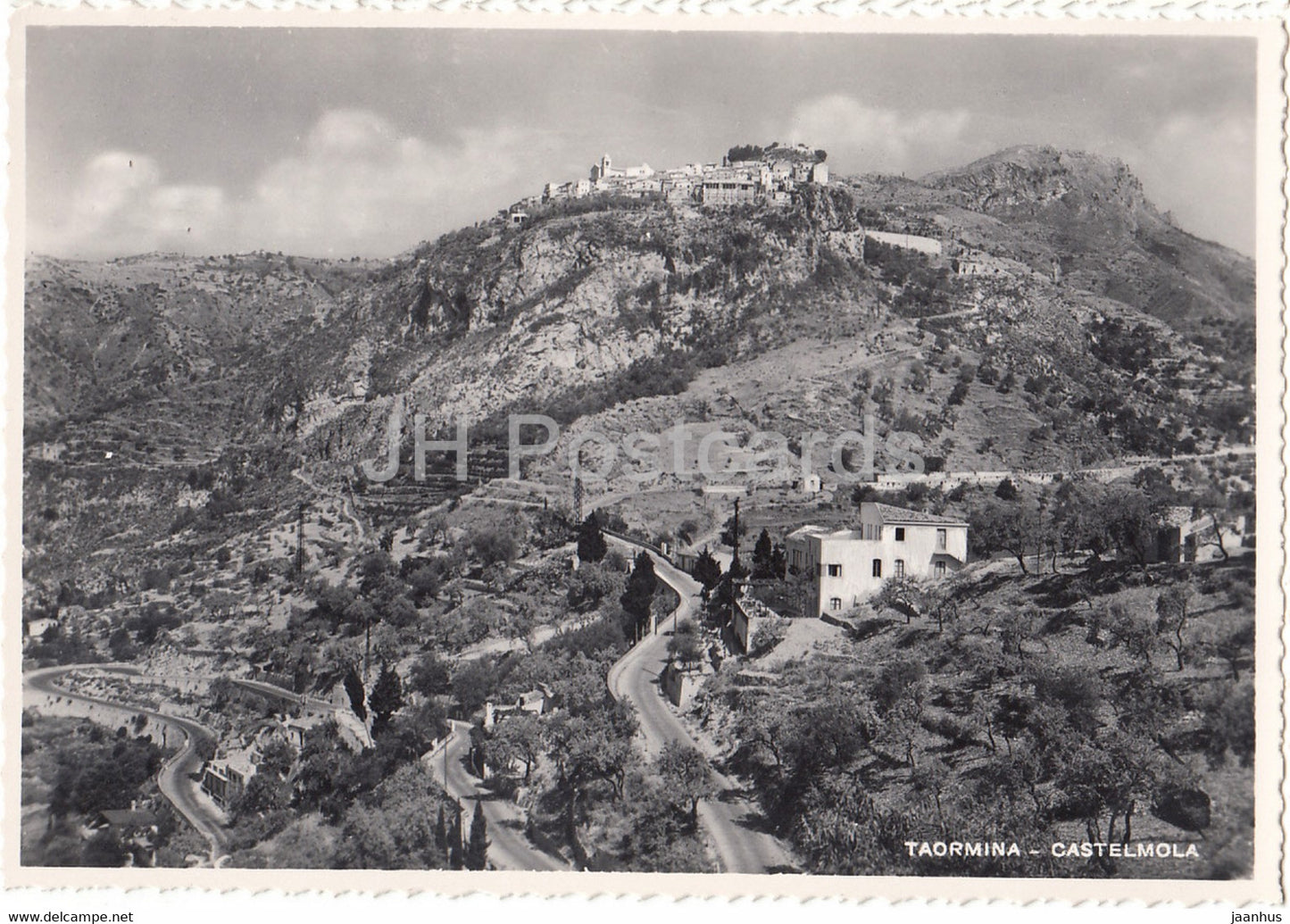 Taormina - Castel Mola - Castelmola - 21 - castle - Italy - unused - JH Postcards