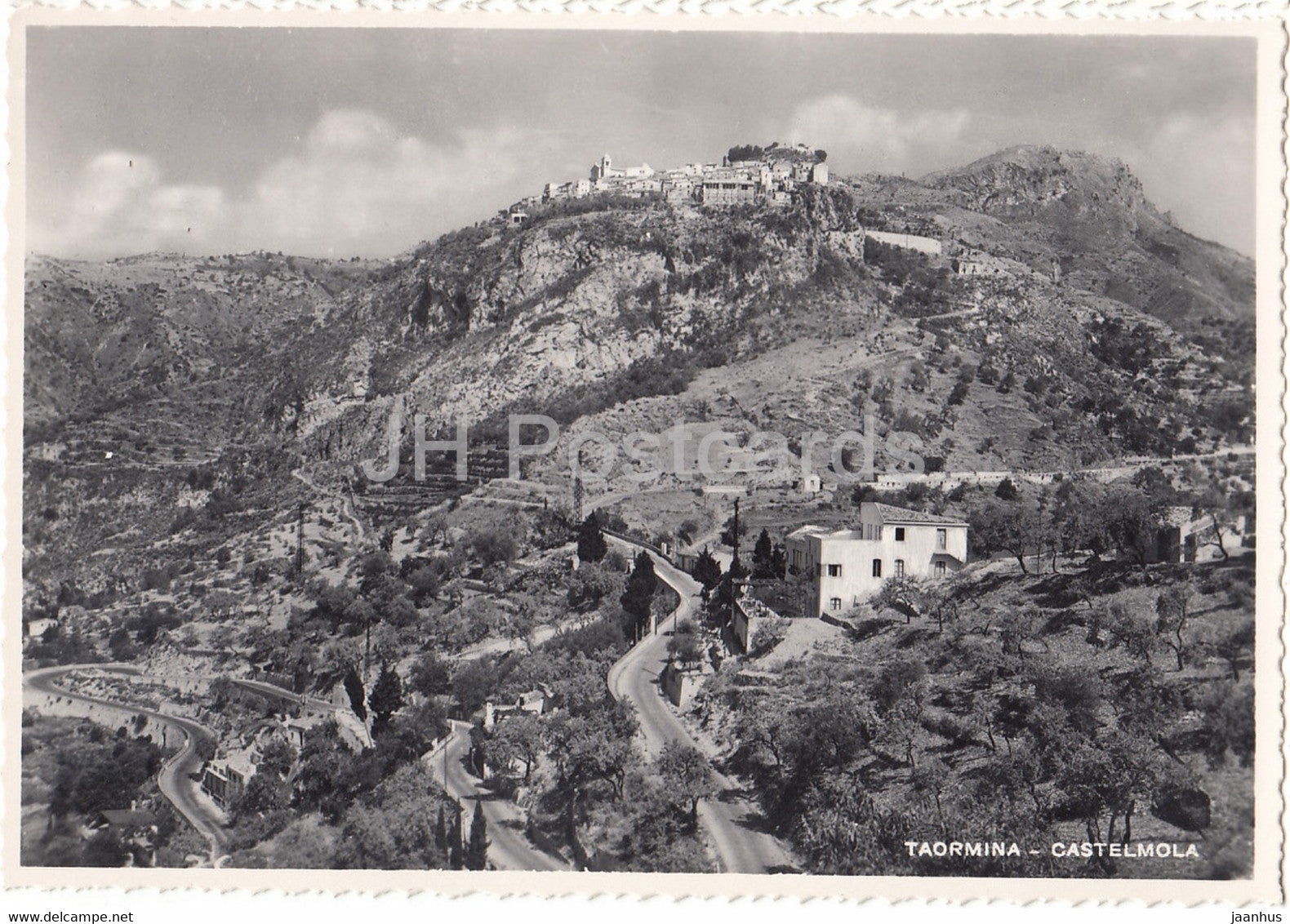 Taormina - Castel Mola - Castelmola - 21 - castle - Italy - unused - JH Postcards