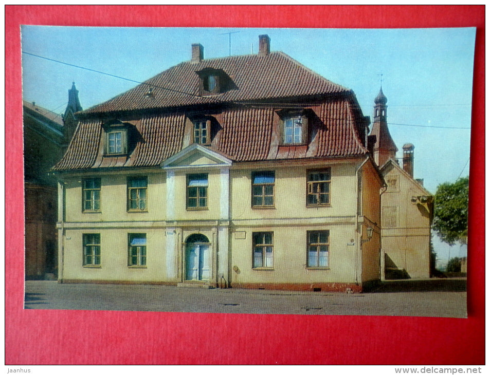 Dwelling House in Pils street , late 18th century - Old Town - Riga - 1974 - USSR Latvia - unused - JH Postcards