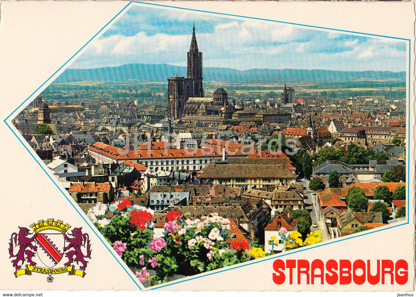 Strasbourg - Vue Generale - Gesamtansicht - France - used - JH Postcards