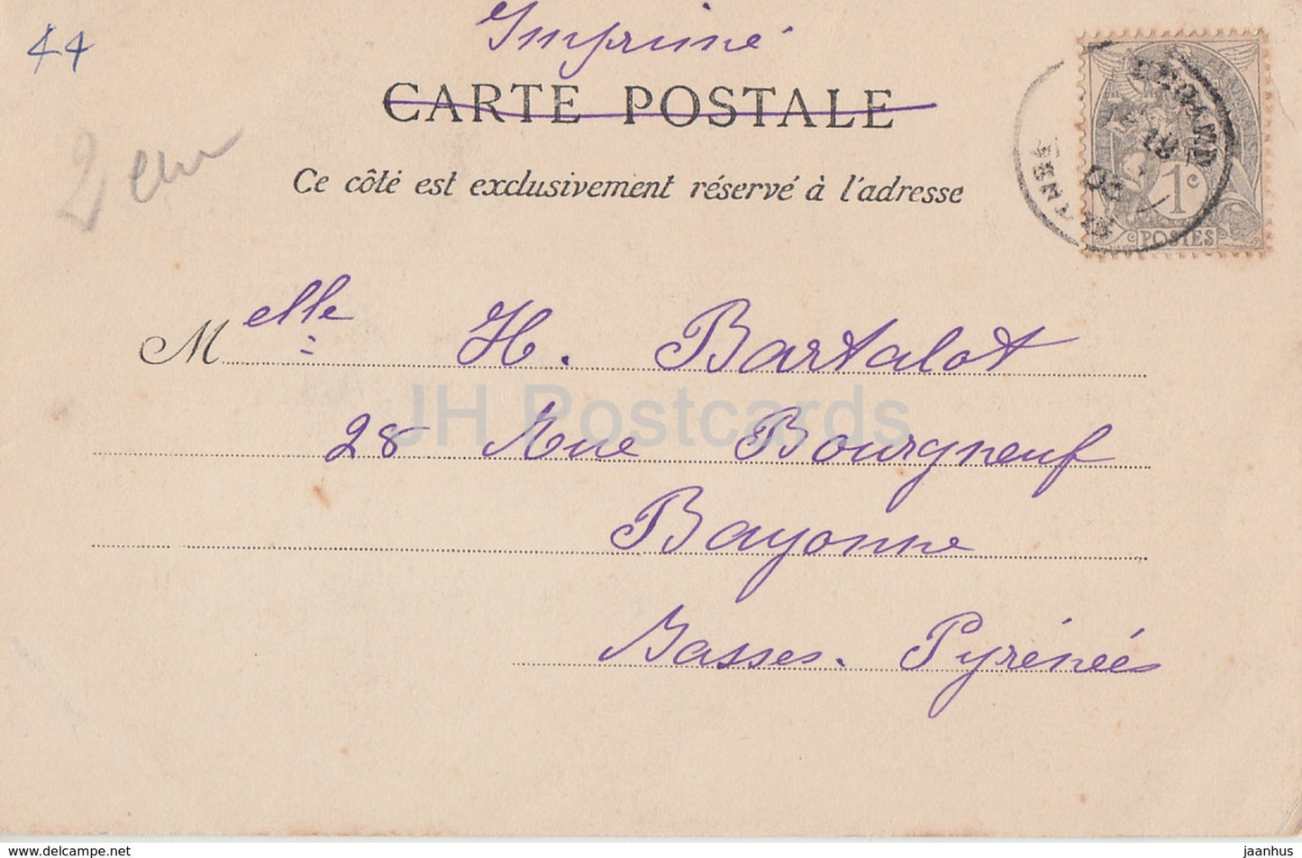 Clisson - Ruines du vieux Chateau - La Chapelle - castle ruins - 291 - old postcard - France - used