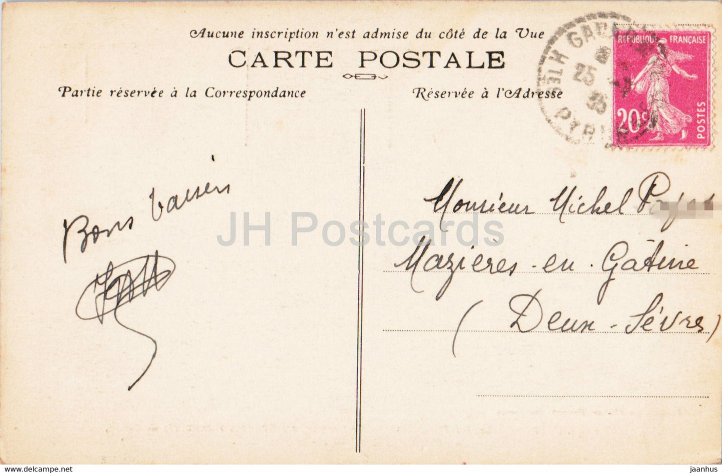 Gavarnie - Le Cirque ses Gradins recouverts de neige sa Cascade - 4 - alte Postkarte - 1935 - Frankreich - gebraucht