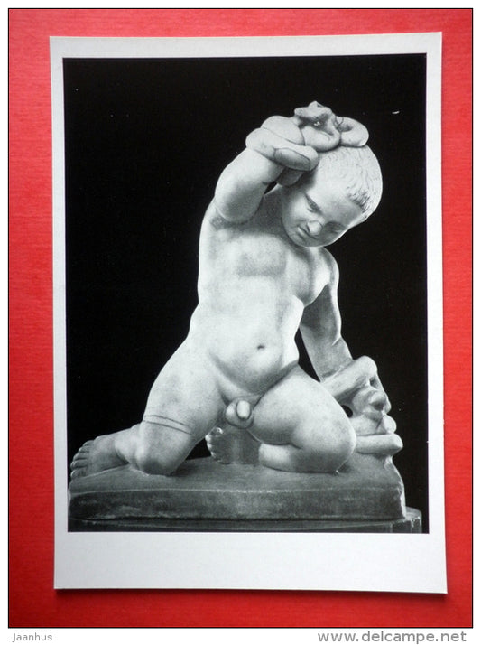 Baby Hercules Strangling the Serpents , III-II century BC - Ancient Greek Art - 1964 - USSR Russia - unused - JH Postcards
