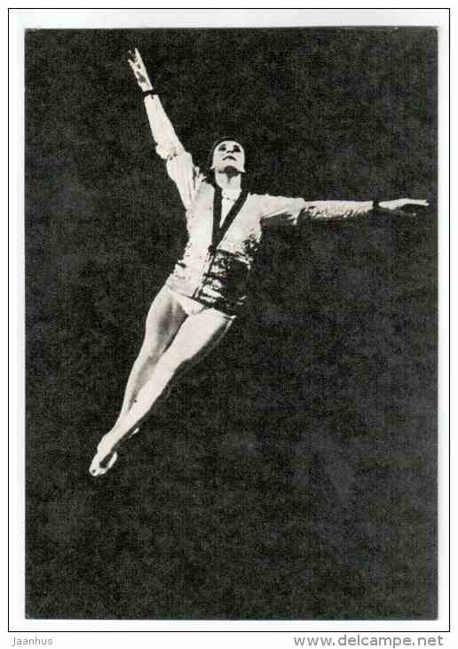 N. Fadeyechev as Prince - Swan Lake ballet - Soviet ballet - 1970 - Russia USSR - unused - JH Postcards