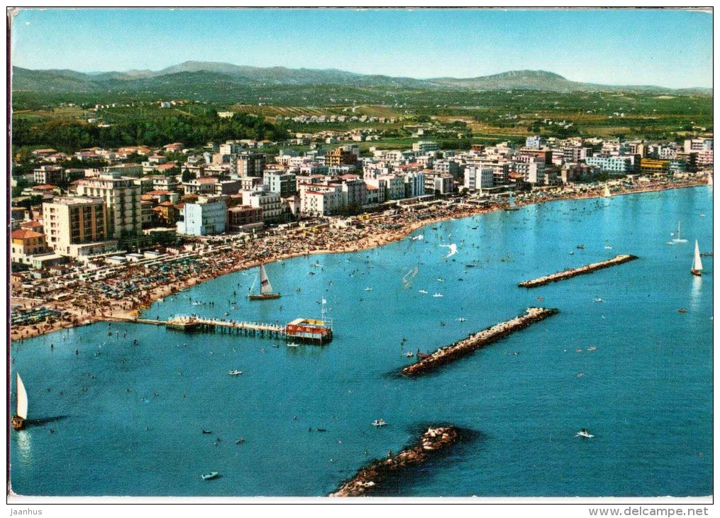 Panorama Aereo - beach - Cattolica - Rimini - Emilia-Romagna - 51 - Italia - Italy - unused - JH Postcards