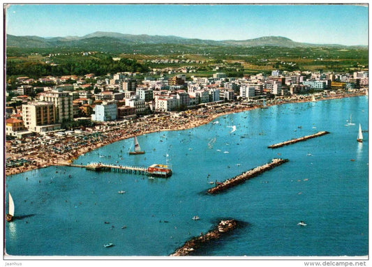 Panorama Aereo - beach - Cattolica - Rimini - Emilia-Romagna - 51 - Italia - Italy - unused - JH Postcards