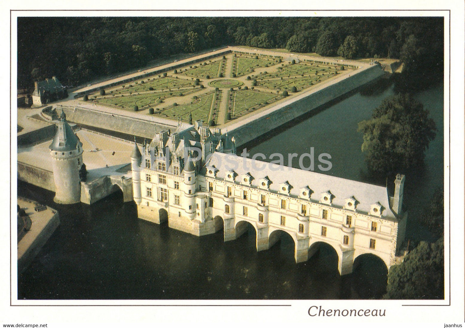 Chateau de Chenonceau - castle - 1993 - France - used - JH Postcards