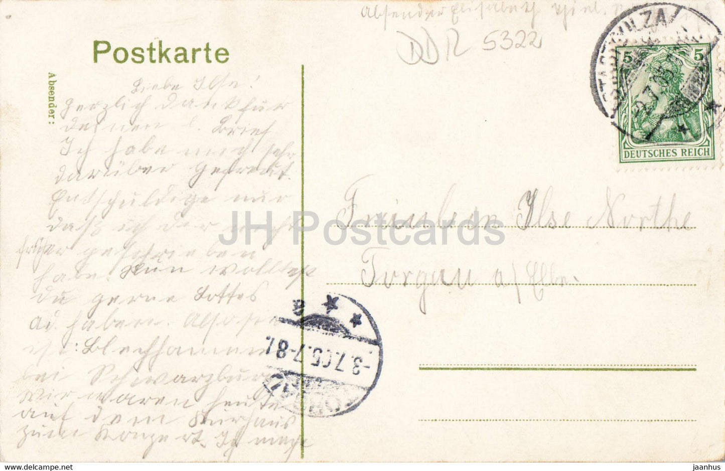 Bad Sulza - Kurhaus - alte Postkarte - 1905 - Deutschland - gebraucht