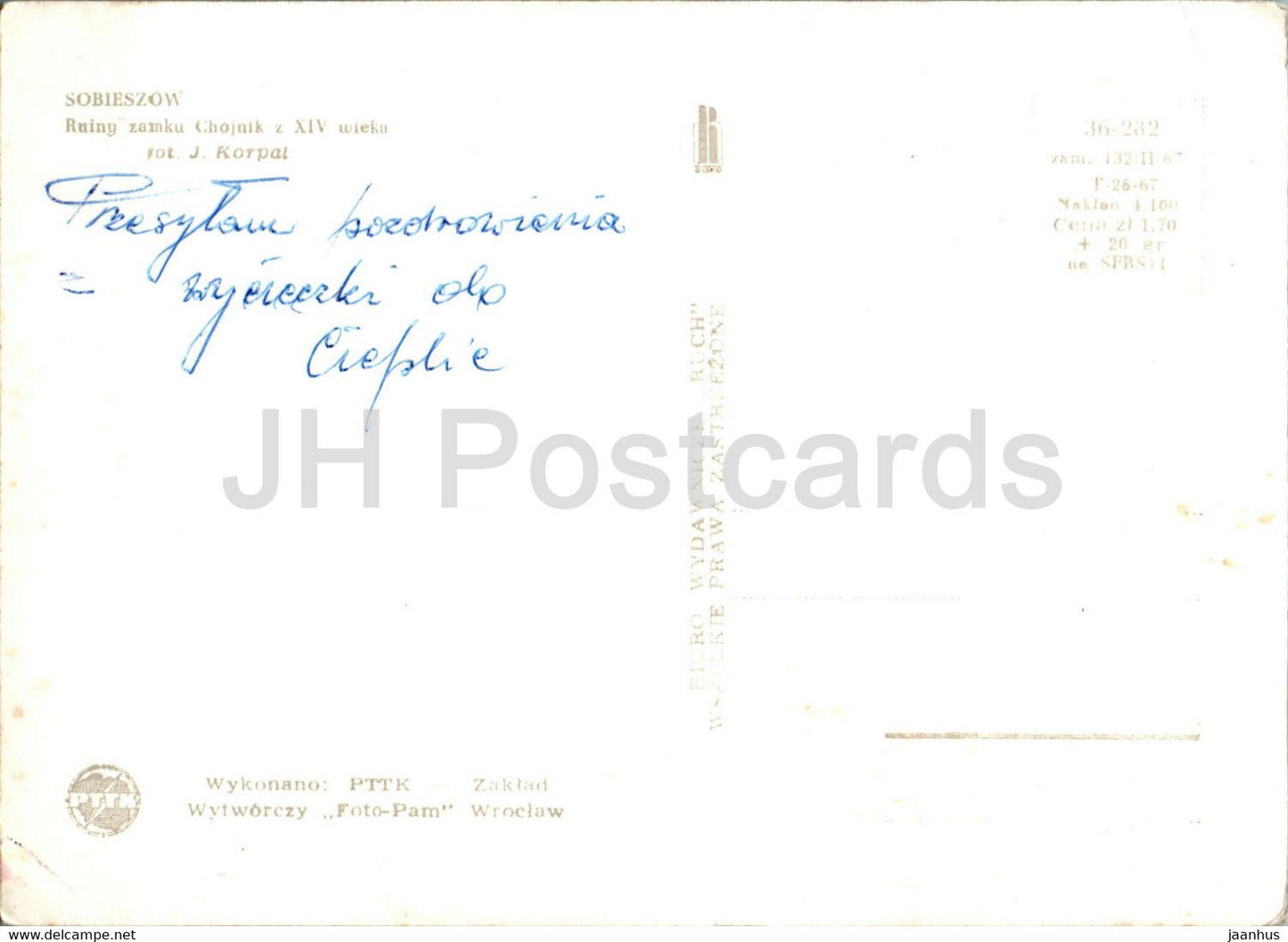 Sobieszow - Ruiny zamku Chojnik - Ruins of the Chojnik castle - Poland - used