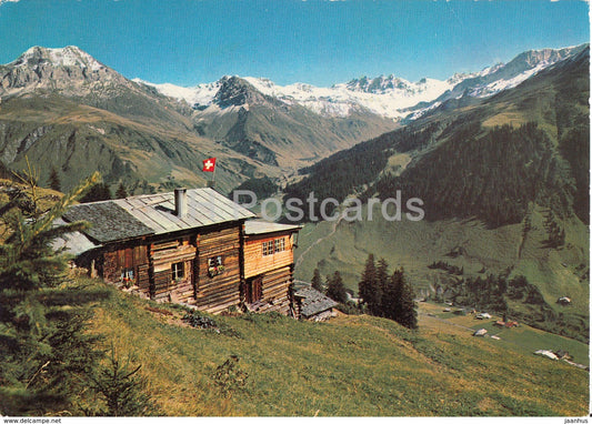 Restaurant Aelpli - St Antonien gegen Gafiental - Eggberg - Madrisaspitzen - 1982 - Switzerland - used - JH Postcards