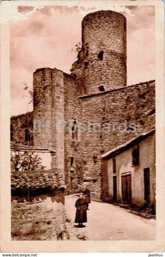 Chalus - La Tour du Fort - The Tower of the Fort - old postcard - France - used - JH Postcards