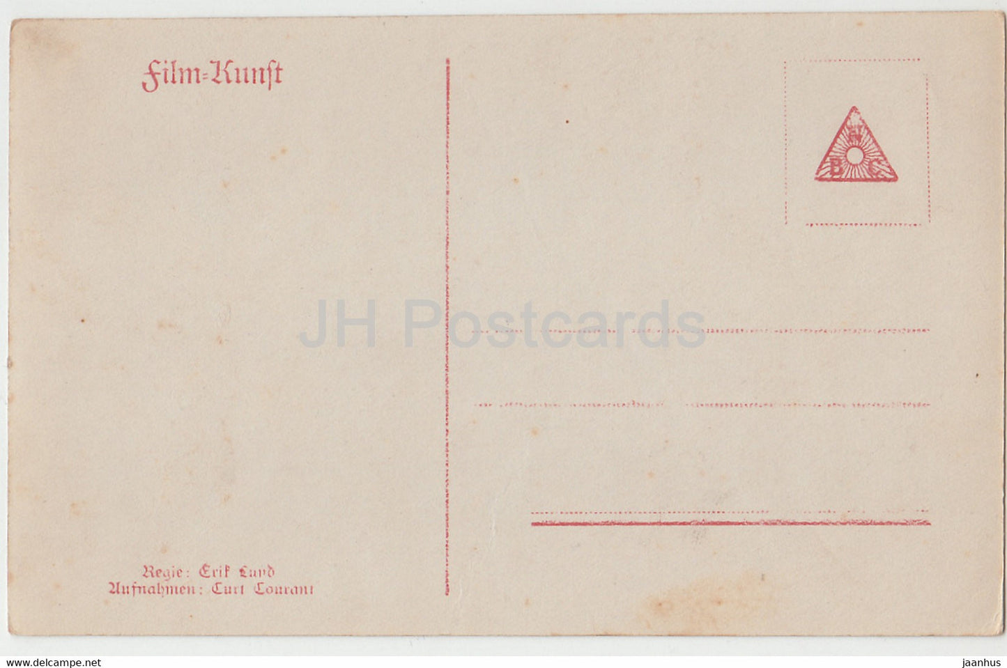 Bruno Kastner in seiner Rolle - Das Herz des Casanova - Film - Film - 622 - Deutschland - alte Postkarte - unbenutzt