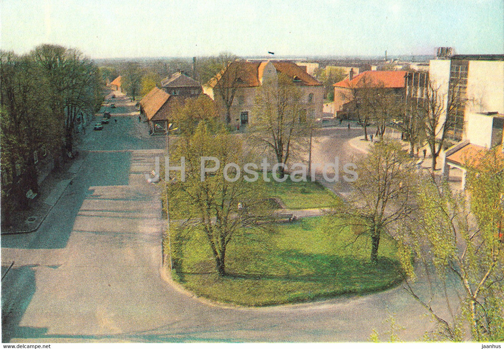 Paide - Central Square the former Market Place - 1993 - Estonia - unused - JH Postcards