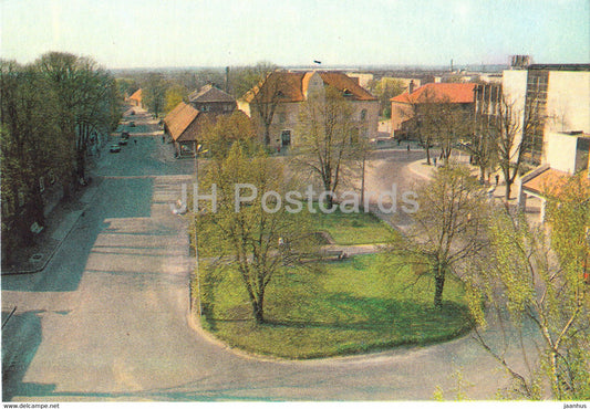 Paide - Central Square the former Market Place - 1993 - Estonia - unused - JH Postcards