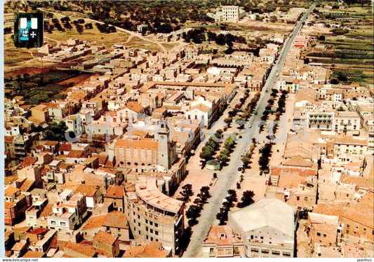 A San Carlos de la Rapita - Plaza Carlos III - square - 3275 - 1978 - Spain - used - JH Postcards