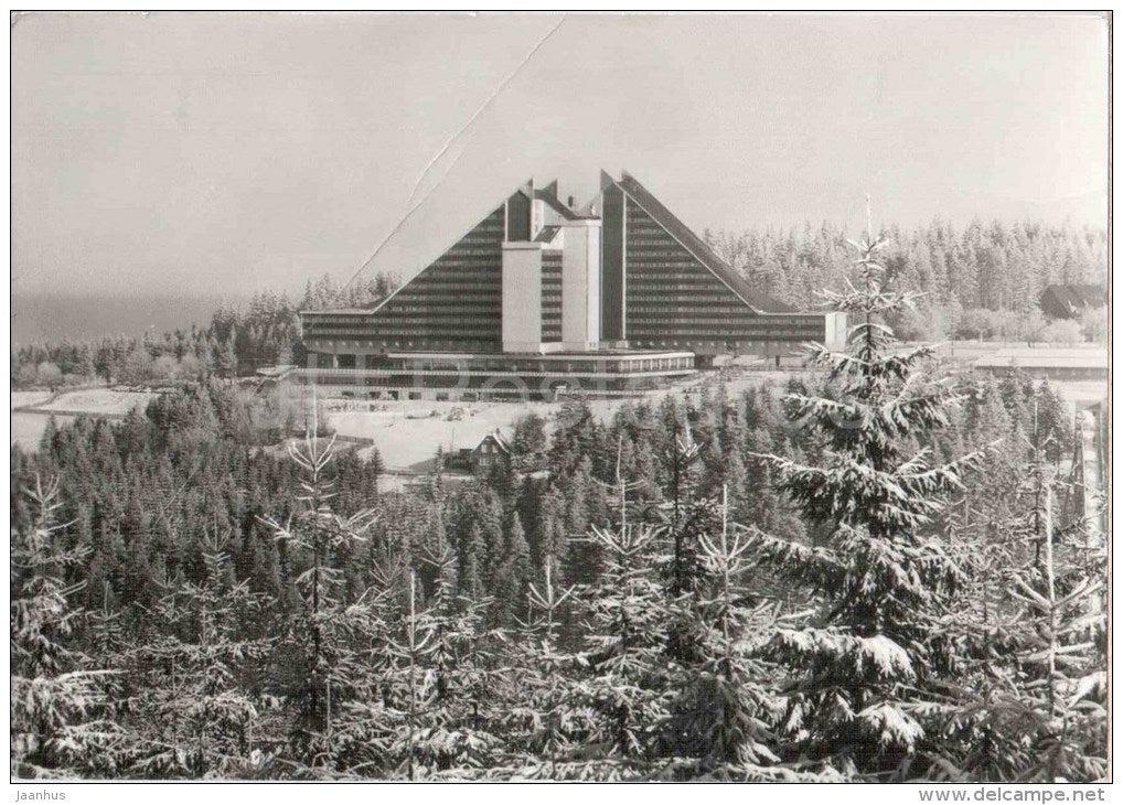 Oberhof - Staatlich anerkannter Erholungsort Interhotel Panorama - Germany - 1987 gelaufen - JH Postcards