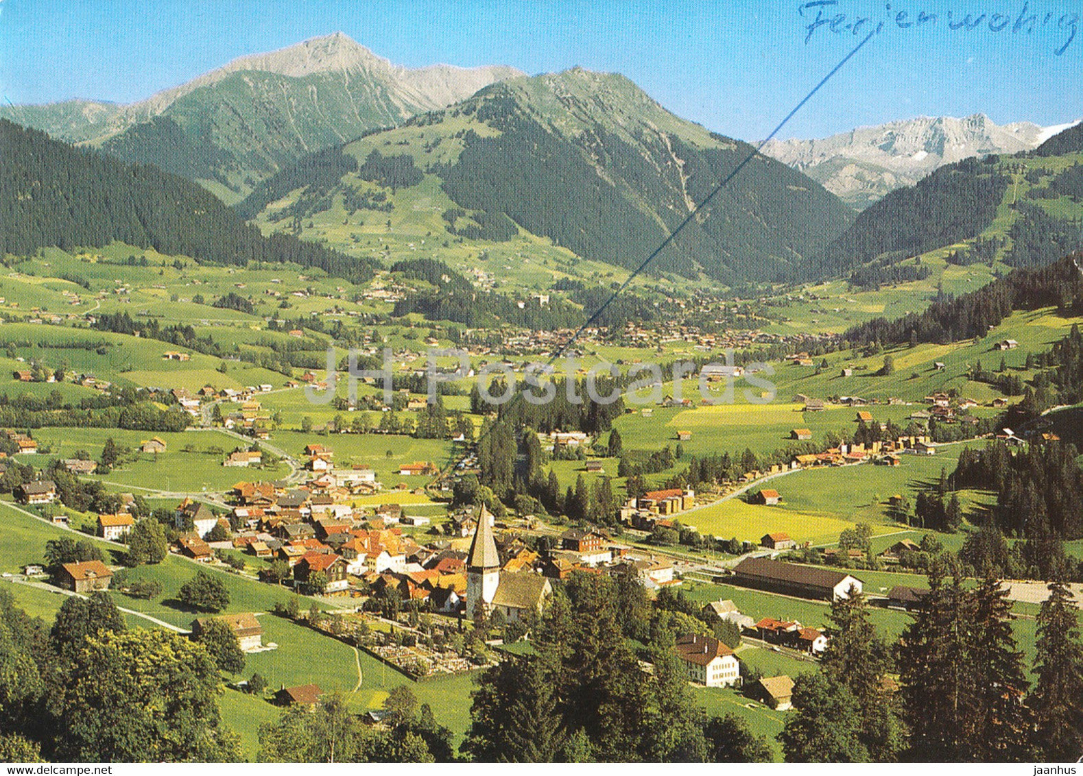 Saanen und Gstaad - Gifferhorn und Wasserngrat - 138 - 1975 - Switzerland - used - JH Postcards