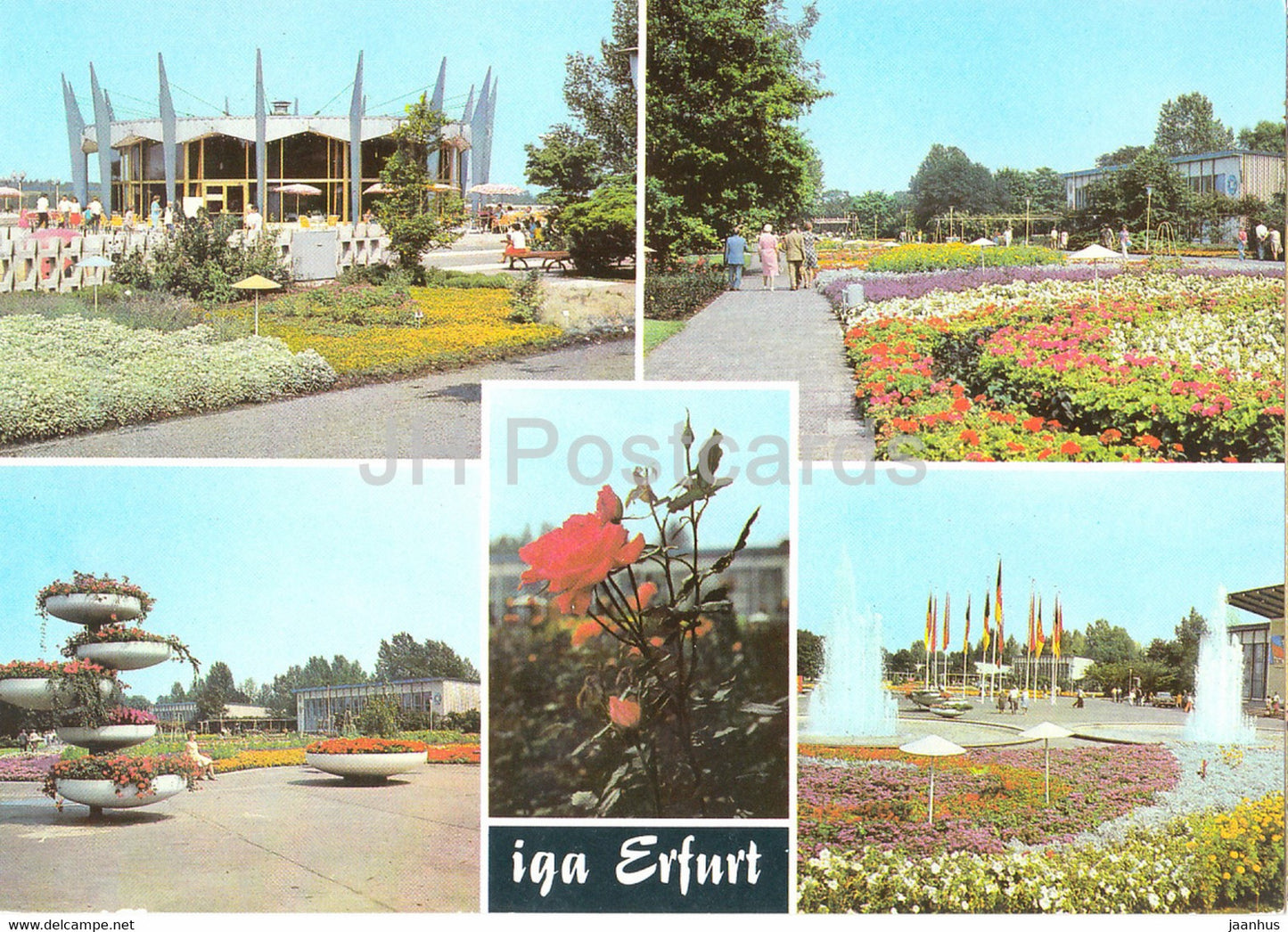 Iga Erfurt - Internationale Gartenbauausstellung - Germany DDR - unused - JH Postcards