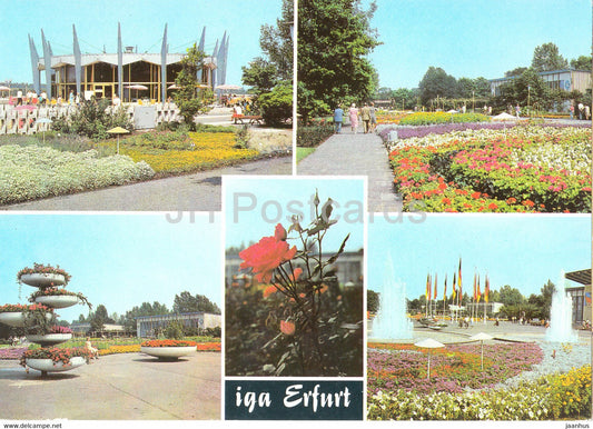 Iga Erfurt - Internationale Gartenbauausstellung - Germany DDR - unused - JH Postcards