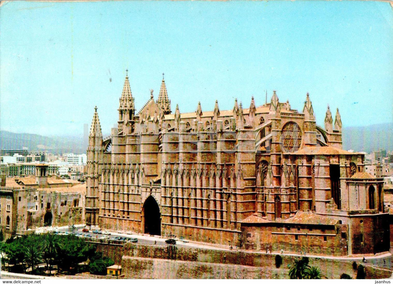 Palma de Mallorca - La catedral - cathedral - ship - 1967 - Spain - used - JH Postcards