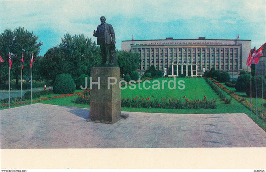 Uzhhorod - Uzhgorod - monument to Lenin - 1978 - Ukraine USSR - unused - JH Postcards