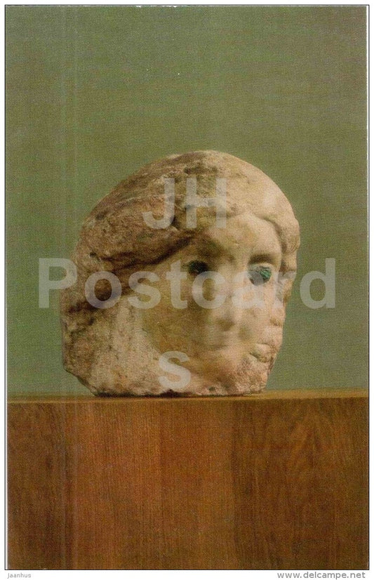 scupture by Sergey Konionkov - Cora , 1912 - marble - russian art - unused - JH Postcards