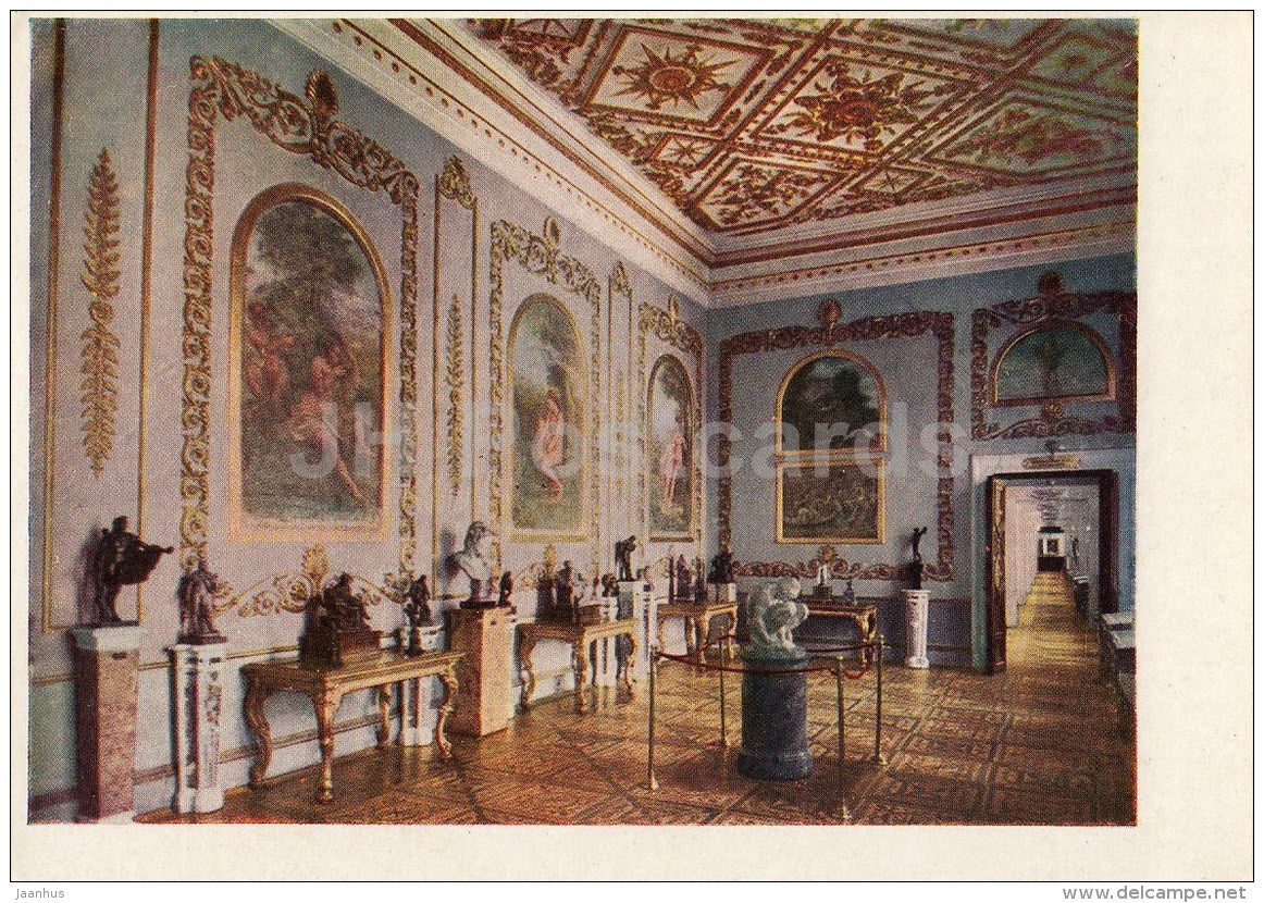 the frescoes hall of Raphael's school - Hermitage - St. Petersburg - Leningrad - Russia USSR - 1963 - unused - JH Postcards