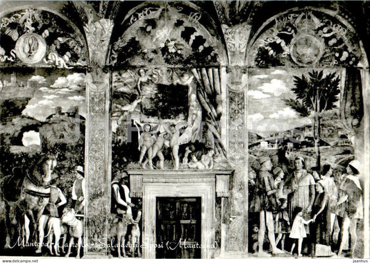 Mantova - Mantua - Castello Sala degli Sposi - castle - hall of newly married couple - old postcard - Italy - unused - JH Postcards