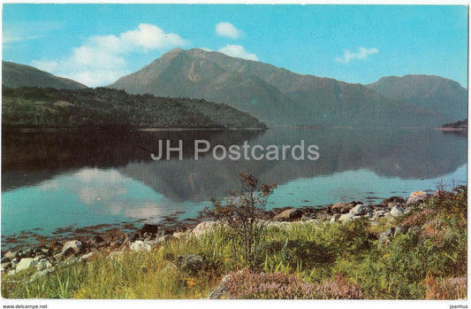 Loch Leven and Ben Vair Between Glen Coe and Fort William - PT36549 - 1970 - United Kingdom - Scotland - used - JH Postcards