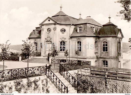 Dornburg - Rokokoschloss - castle - old postcard - Germany DDR - unused - JH Postcards