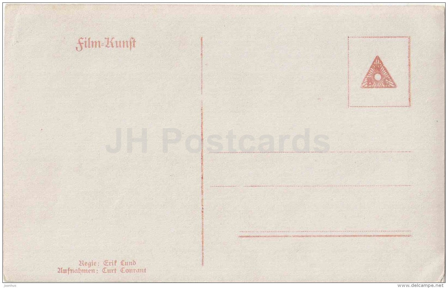 movie actor Bruno Kastner in seiner Rolle Die Goldene Lüge - film - 607/2 - Germany - old postcard - unused - JH Postcards