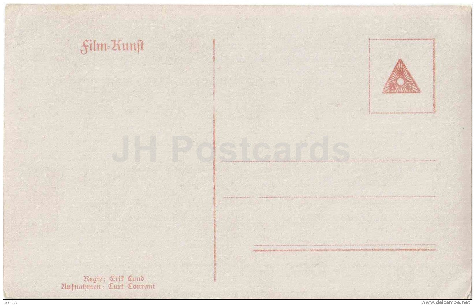 movie actor Bruno Kastner in seiner Rolle Die Goldene Lüge - film - 607/2 - Germany - old postcard - unused - JH Postcards