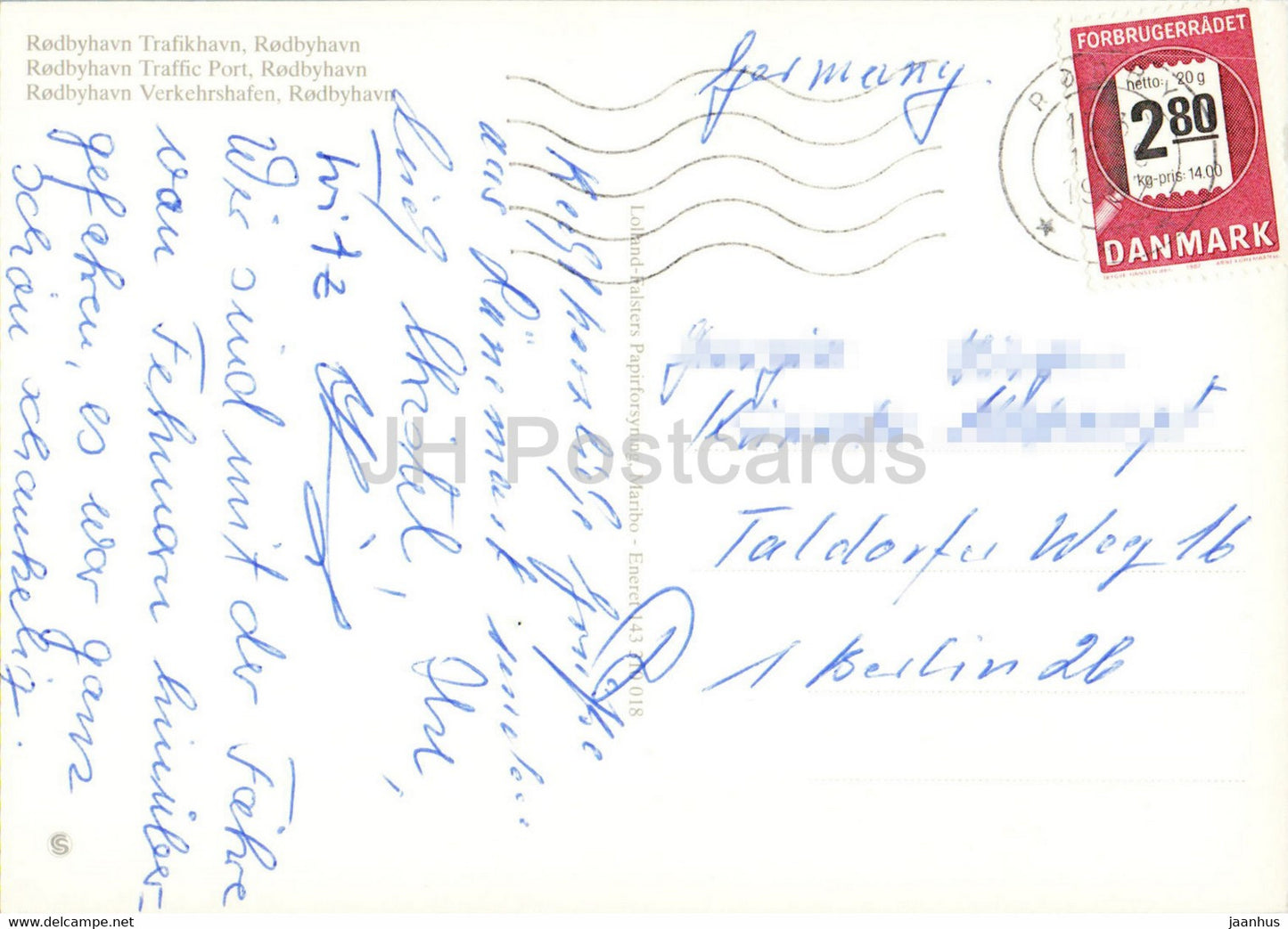 Rodbyhavn Traffic Port - boat - ship - Denmark - used