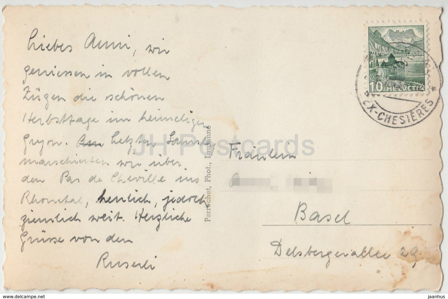 Gryon et la Dt. du Midi - 3008 - Switzerland - old postcard - used